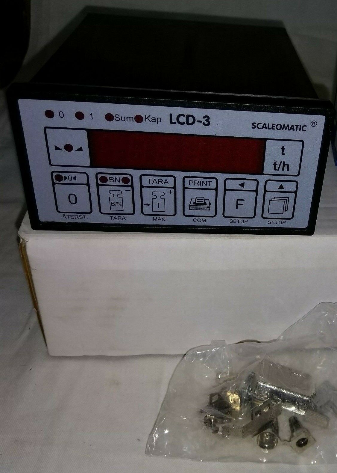 Erde scaleomatic lcd-3 称重显示器/控制器