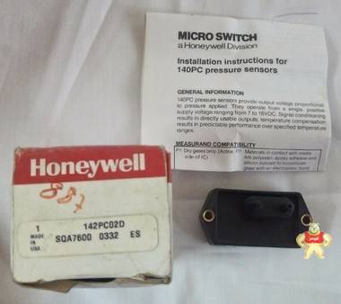 Honeywell 142pc02d 压力传感器件不同规格信号状况新 