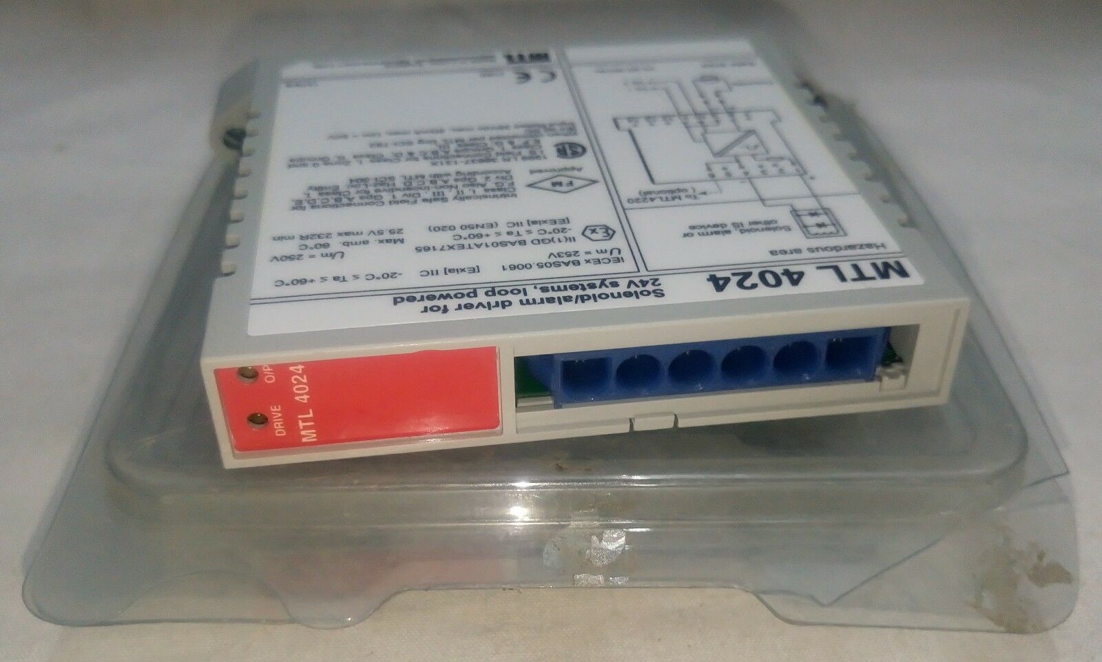 MTL 4024 电磁阀/报警驱动适用于 24v 系统环路供电