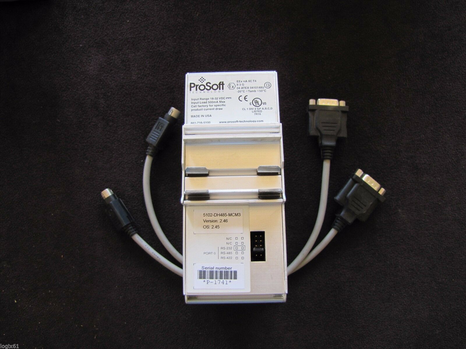 ProSoft ProLinx Module 5102-DH485-MCM3 DH485 to Modbus Commu