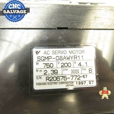 安川交流伺服电动机 SGMP - 08awyr11 