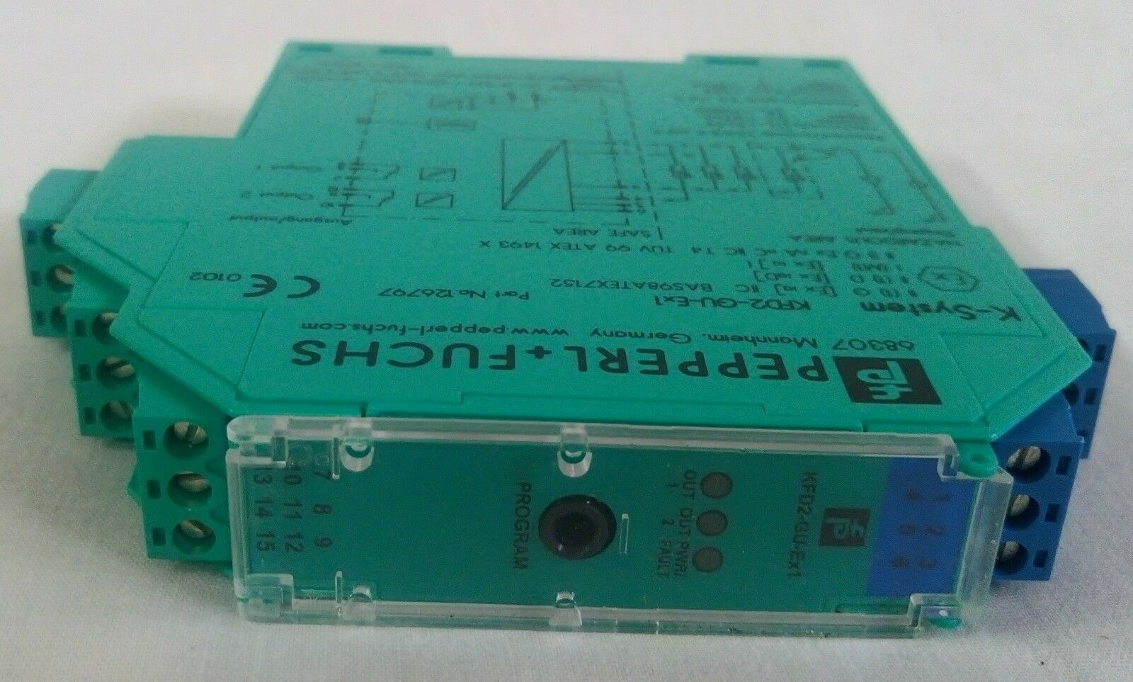 倍加福 + FUCHS kfd2-gu-ex1 变压器的隔离放大器 P/N ： 126797 