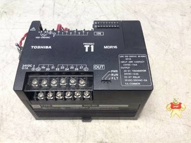 东芝EX10M40DR6 M40可编程逻辑控制器-直流电源，24个直流输入/16个继电器输出 
