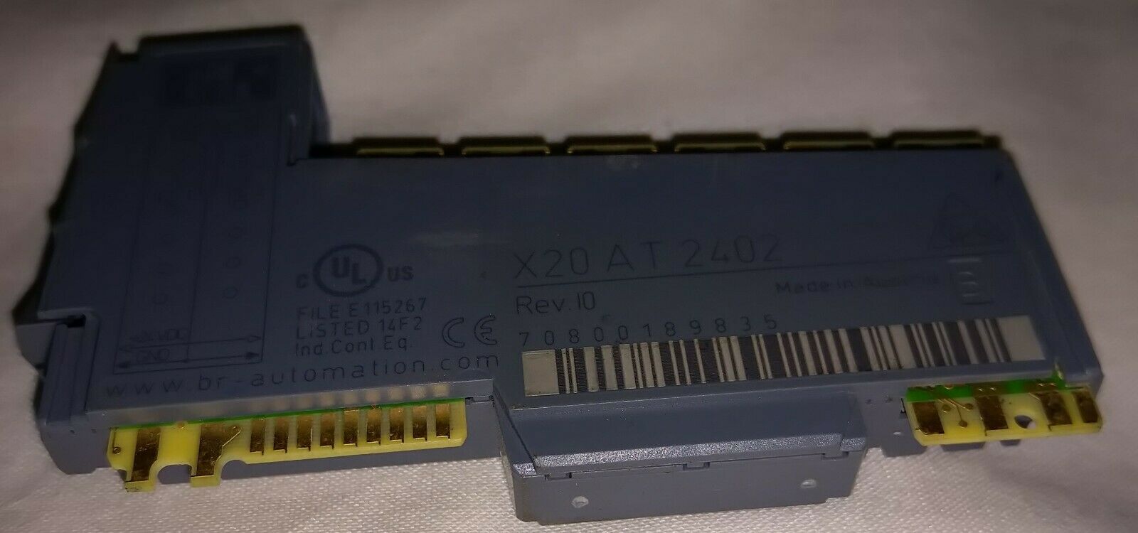 蓝盾 x20at2402 I/O 模块 2 输入用于热电偶 