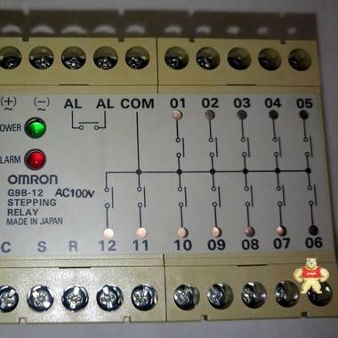 欧姆龙 g9b-12 步进继电器单元 ， 12 芯 ac100v 全新 