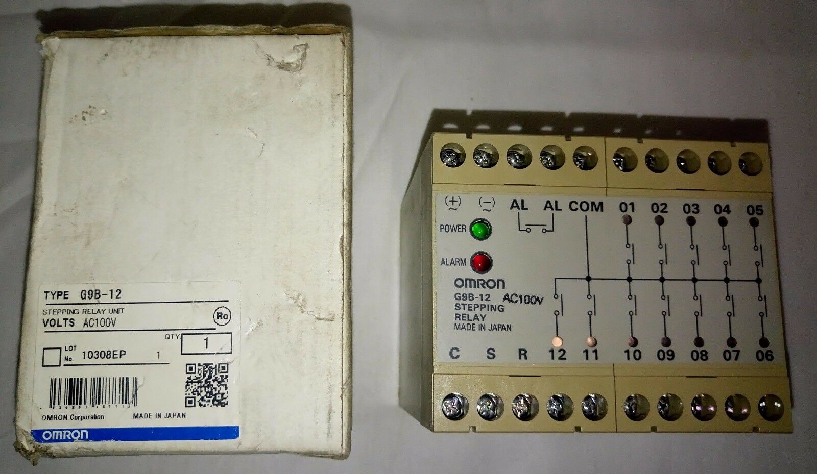欧姆龙 g9b-12 步进继电器单元 ， 12 芯 ac100v 全新 