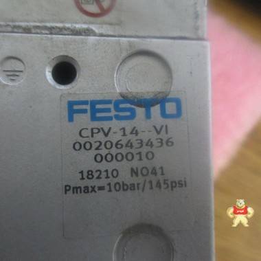 Festo: CPV14-VI Assy with (6) 161361 and (2) 16136, < 