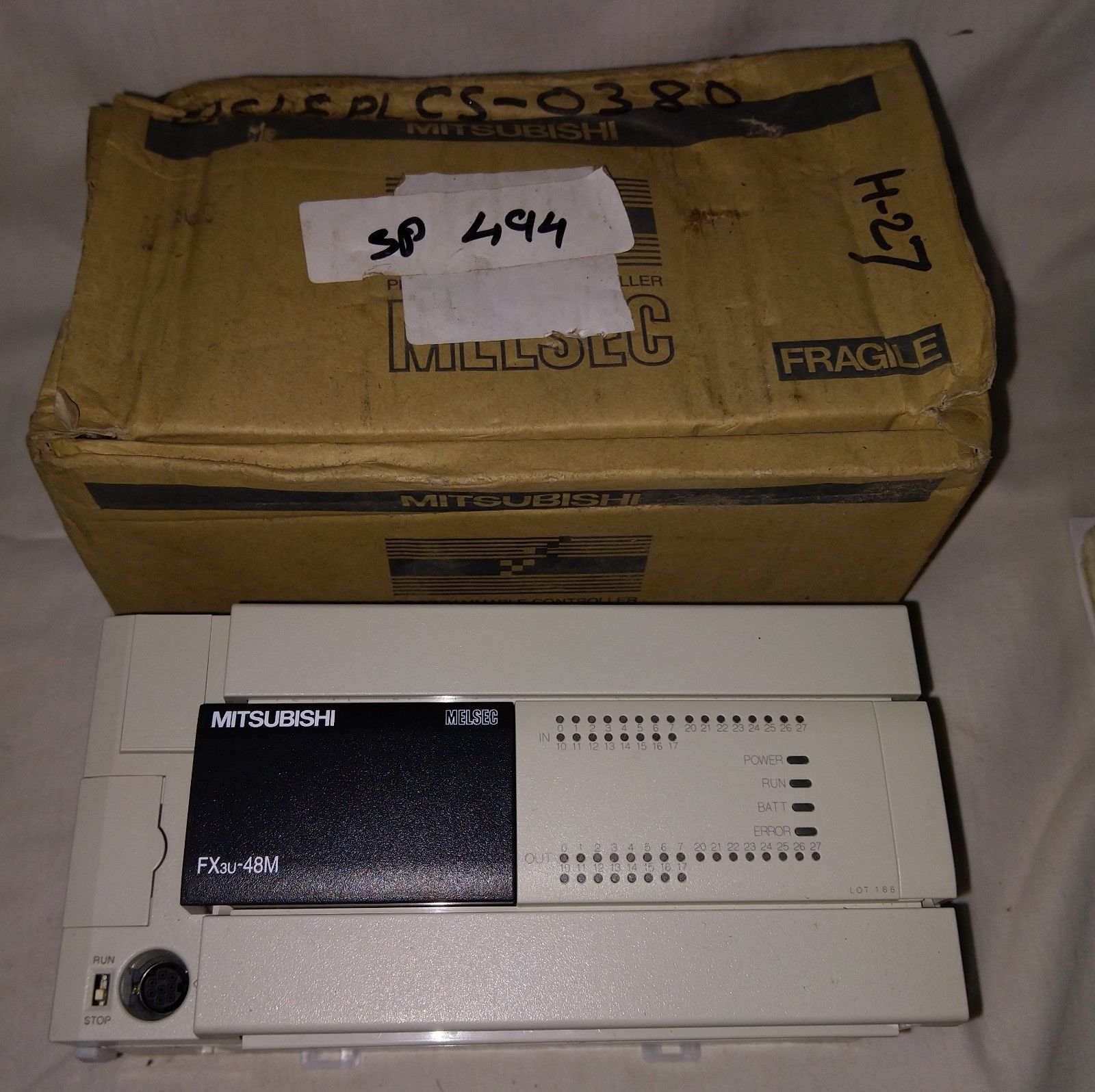 三菱 fx3u-48mt/ess 可编程逻辑控制器、 PLC 