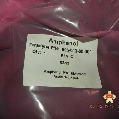 全新 amphenol 581900001 泰瑞达 90601300001 电缆线联系 