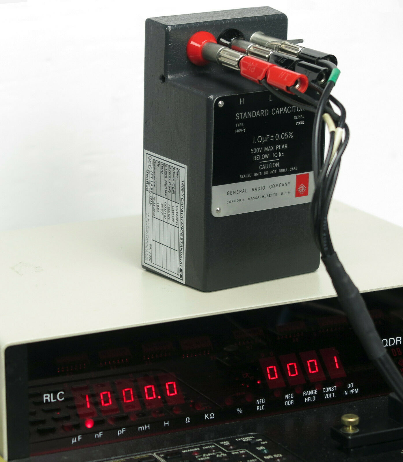GR 一般收音机让实验室 1409-y 1.0 F 0.05% 标准电容 1409y 