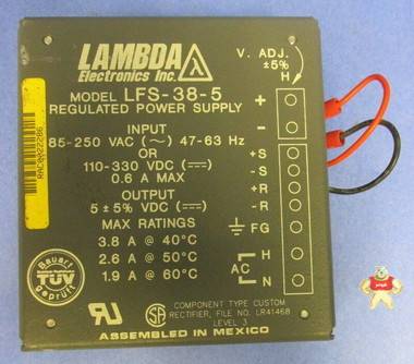LAMBDA ELECTRONICS 85-250VAC 47-63Hz 110-330VDC REGULATED PO 伺服电机,模块,电路板