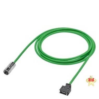 西门子V90编码器电缆电缆 6FX3002-2CT12-1CA0 用于增量编码器 含接头 20m 用于增量编码器电缆,绝对值,接头,20m,高惯量