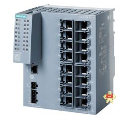西门子IE 交换机 6GK5216-0BA00-2AC2 可管理层面 2 冗余功能 特性 IE 交换机,PROFINET 输入输出设备,以太网/IP 一致性,RJ45 端口,输入输出设备
