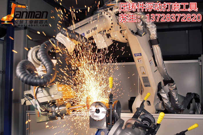 工业机器臂浮动电动刀头修毛边 浮动打磨主轴 恒力电主轴,力控恒力主轴,去毛刺恒力工具,机器人去毛刺,力控电主轴