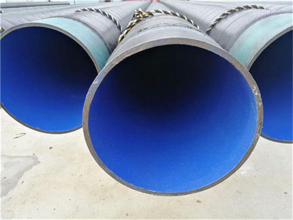 饮水管线TPEP防腐钢管厂家供水工程管道地埋内外防腐螺旋钢管 