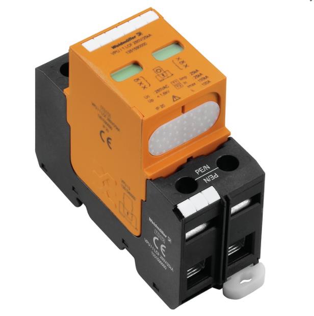 魏德米勒电涌保护器 VPU II 2 R PV 1000V DC 1351240000