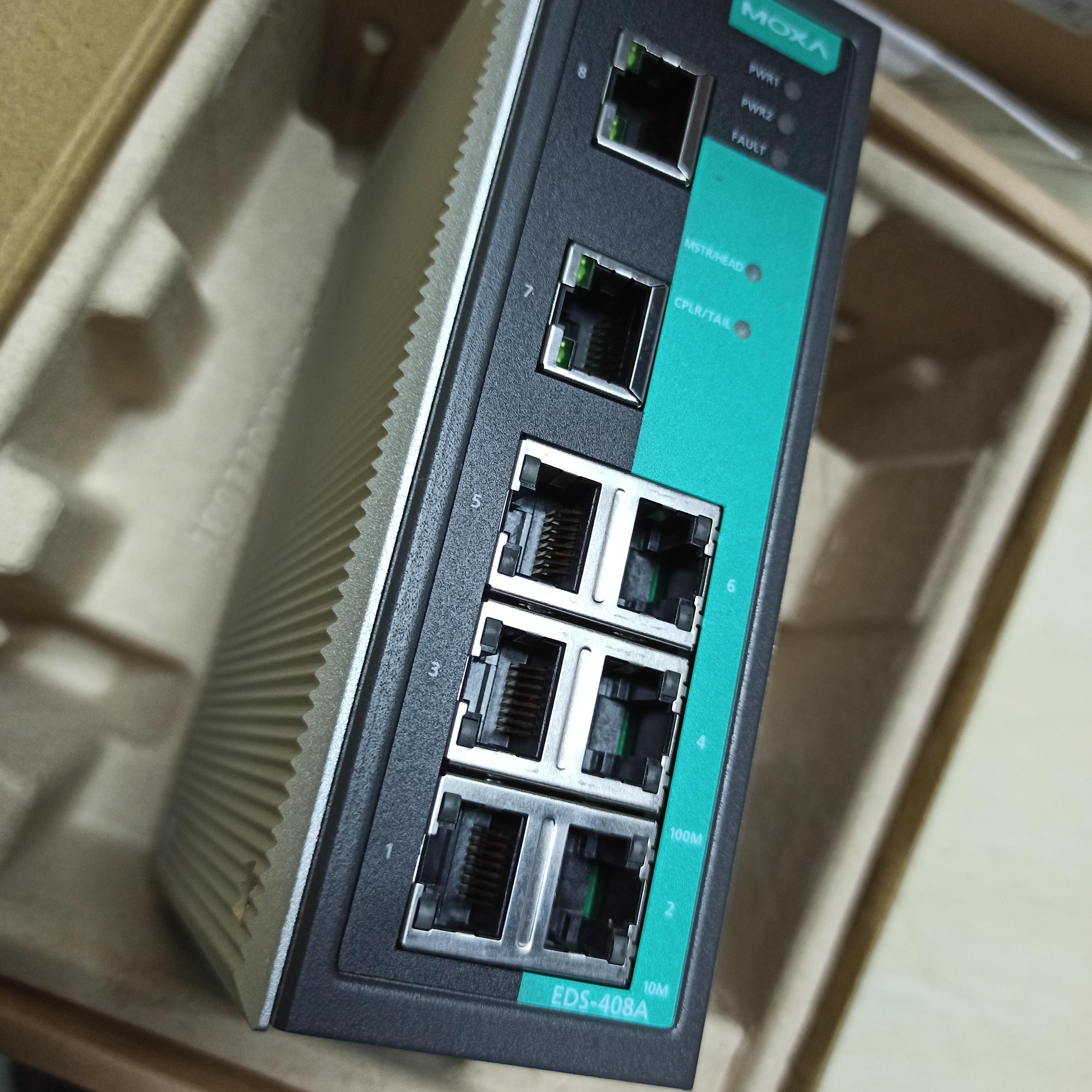 EDS-408A   MOXA   8口网管型   工业交换机     台湾原装正品