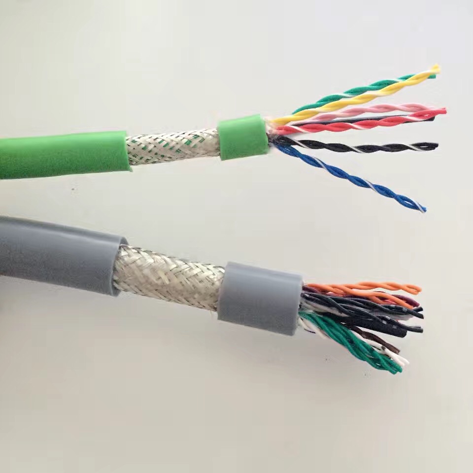 高柔性编码器信号电缆分屏蔽加总屏蔽抗干扰信号稳定