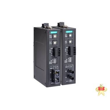 ICF-1150I-M-ST 工业级 RS-232/422/485 转光纤转换器 