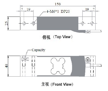 台湾mavin NA128(5kg-200kg)称重传感器 