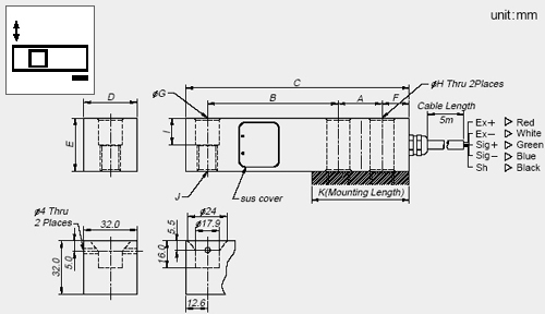 【进口】 BSA-500L/1T/2T称重传感器 韩国CAS 