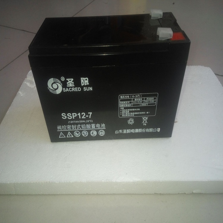 圣阳蓄电池SSP12-10圣阳铅酸蓄电池12v10ah APC电源