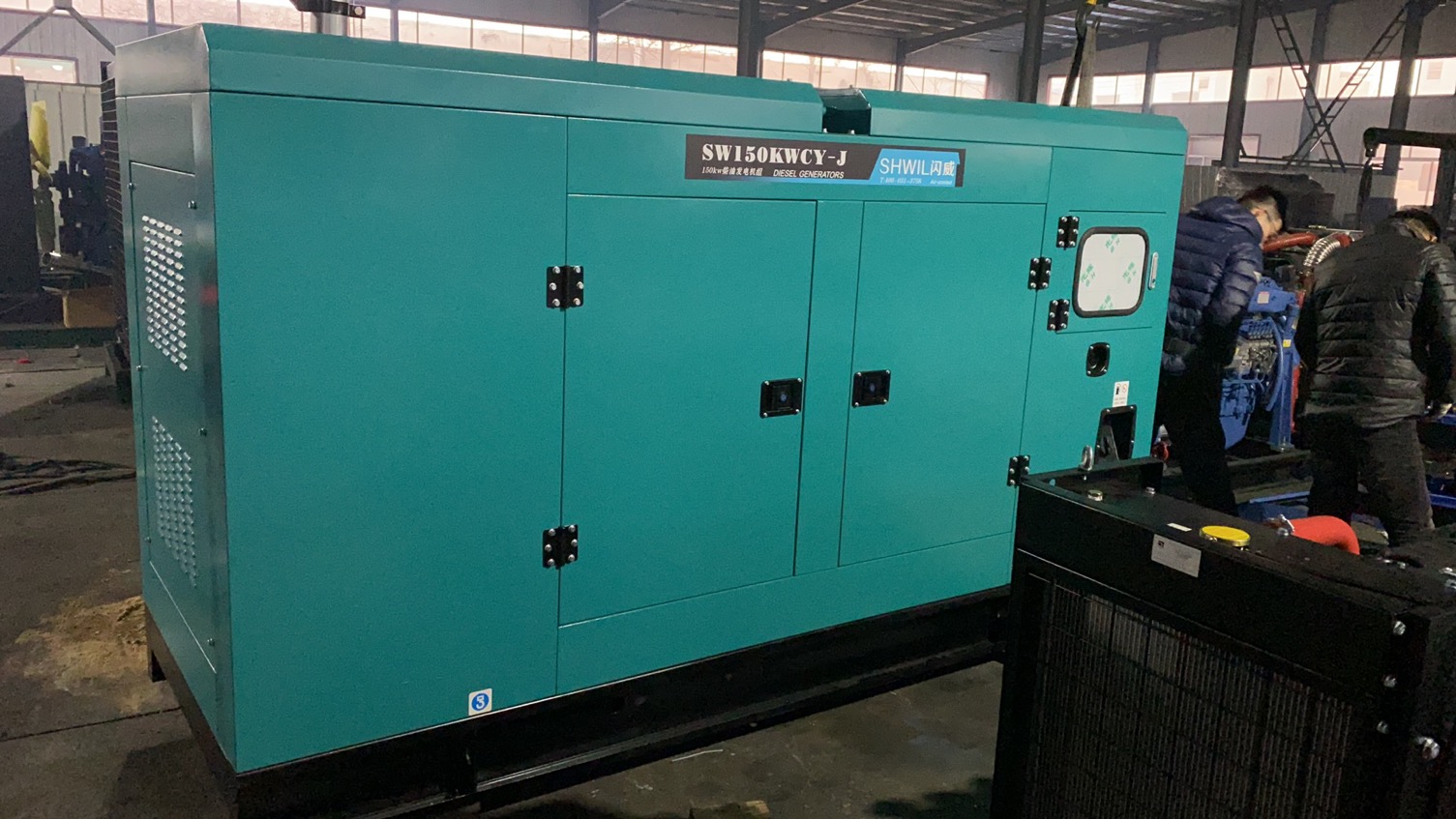 100kw柴油发电机低油耗 动力足 发电机闪威100kw,发电机组100kw,工地施工100kw发电机,发电机项目用,长期用100kw柴油发电机