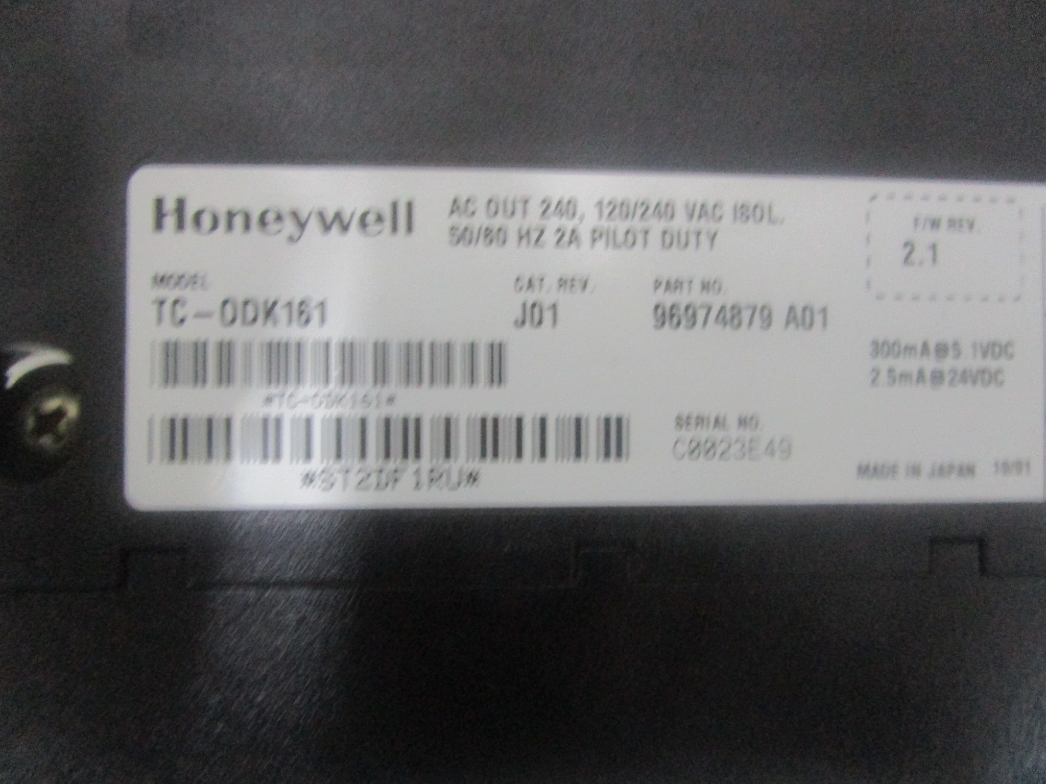 霍尼韦尔Honeywell          EG1033AA01 