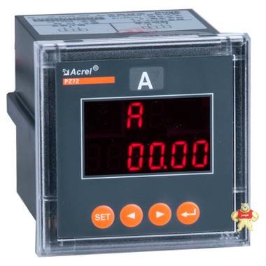 安科瑞PZ72-AV/J单相可编程电压测量仪 开孔67*67mm表面板安装 数显电流电压表,数显电压表,数字式电压表,液晶显示电压表,电压表