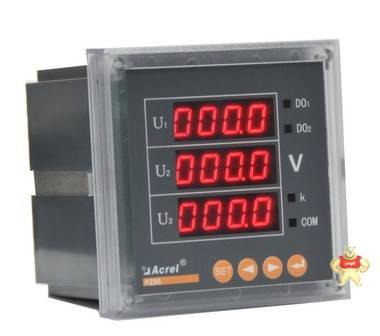 安科瑞PZ96-AV3/KMC三相电压表 电压工控仪表 数显电流电压表,数显电压表,数字式电压表,液晶显示电压表,电压表
