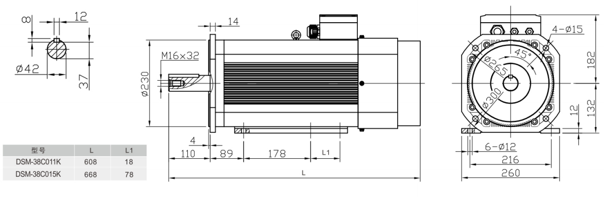 DSM-38C交流異步主軸伺服電機(jī)伺服電機(jī),交流異步主軸伺服電機(jī),編碼器