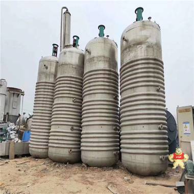 二手1-30噸不銹鋼反應釜電加熱反應釜搪瓷反應釜 