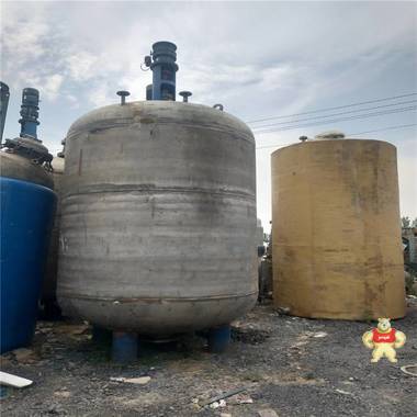 二手1-30噸不銹鋼反應釜電加熱反應釜搪瓷反應釜 