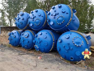 二手1-30噸不銹鋼反應釜電加熱反應釜搪瓷反應釜 