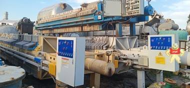 二手200平方隔膜壓濾機回收 