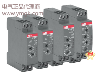 ABB电子时间继电器附件CC-U/RTDR	24-48VDC / 24VAC 50/60Hz CC-U/RTDR (-40C)	110-240VAC/100-300VDC 变频器现货,接触器现货,继电器,软启动器,T塑壳开关