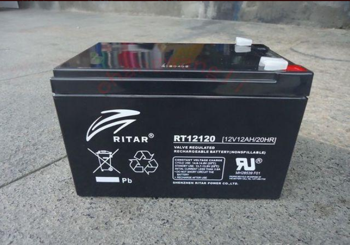 RITAR瑞达蓄电池RT125瑞达铅酸电池12V5AH/10HR直流屏 UPS不间断电源原装正品厂家直销