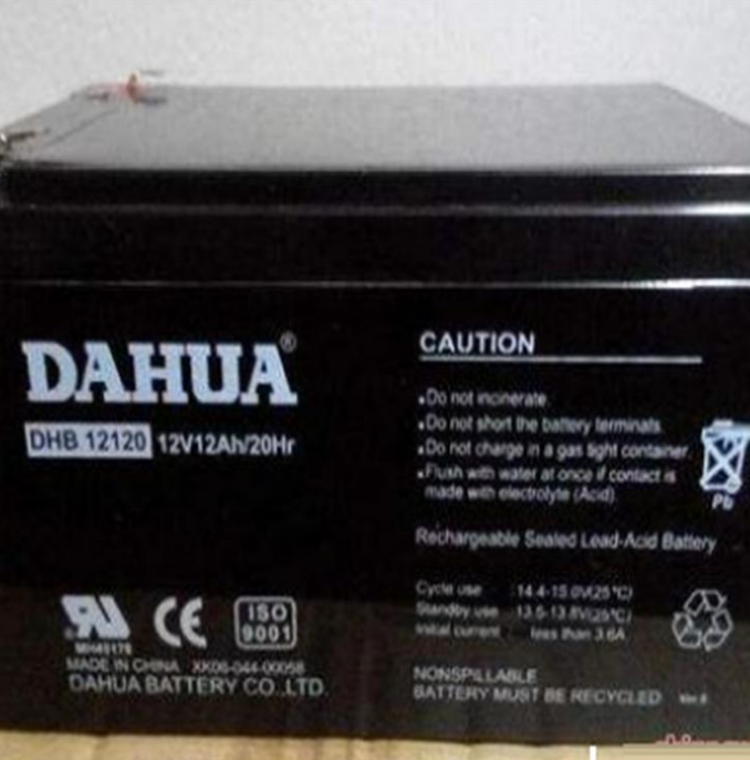 力荐大华DAHUA蓄电池DHB12400 绿色无污染高能环保电瓶 医疗科研仪器设备后备应急电源