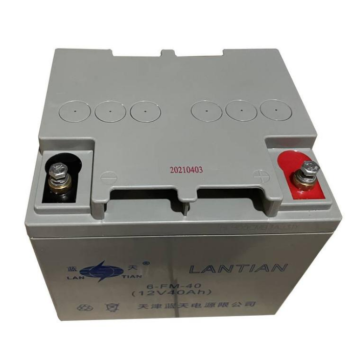 蓝天蓄电池6-FM-40 12V40AH应急照明 消防系统 直流屏 UPS不间断电源