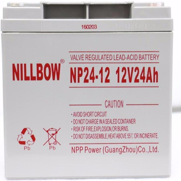 NILLBOW力宝蓄电池NP38-12 力宝12V38AH  阀控式铅酸蓄电池 质保