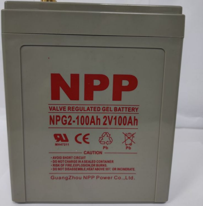 NPP耐普蓄电池NP12-24 太阳能免维护蓄电池 12V24AH UPS电源