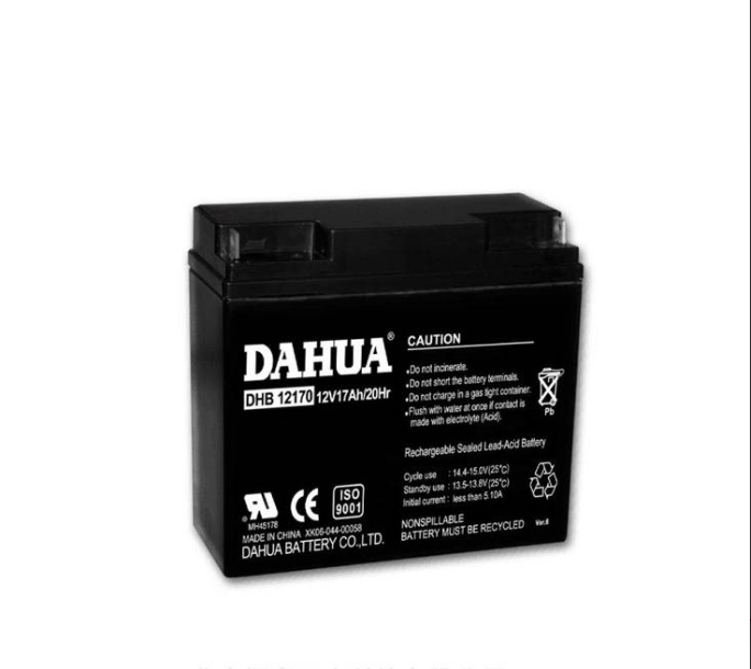 DAHUA蓄电池DHB12170 12V17AH阀控密封铅酸电池UPS应急电池