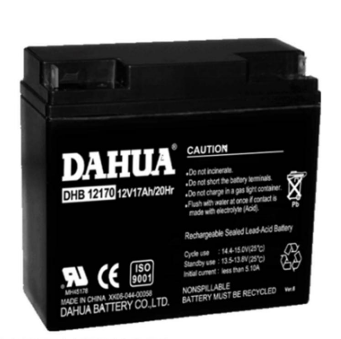 大华蓄电池DHB12800大华铅酸电池12V80AH/20HR UPS不间断电源