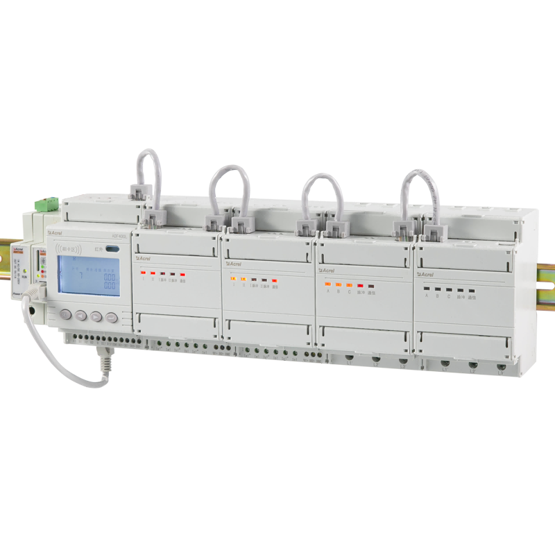 多用户智能电能表ADF400L-8S 三相/单相回路 安科瑞计量型电表