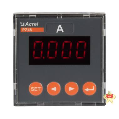 安科瑞单相可编程电流仪表PZ48-AI 开孔45*45mm