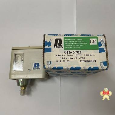 原装英国RANCO兰柯螺纹接口压力控制器016-6703正品不可远程 016-6703,RANCO兰柯,压力控制器,螺纹接口