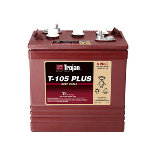 美国邱健Trojan蓄电池 T-875 8V170AH 牵引动力电池 用于高尔夫球车 扫地机 原装进口