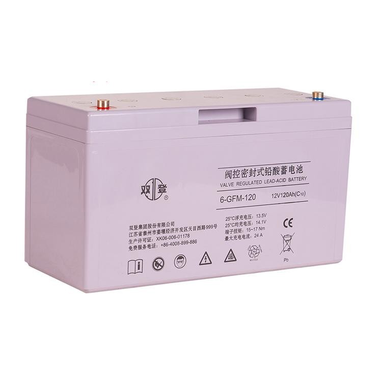 双登铅酸免维护蓄电池12V120AH 6-GFM-120 UPS电源直流屏 电力 电厂专用电瓶