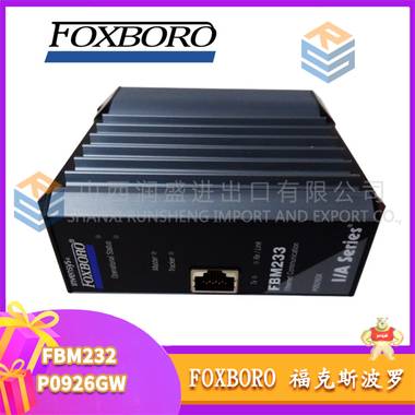 福克斯波罗 FBM232 P0926GW大型伺服系统电机驱动器 工业自动化 