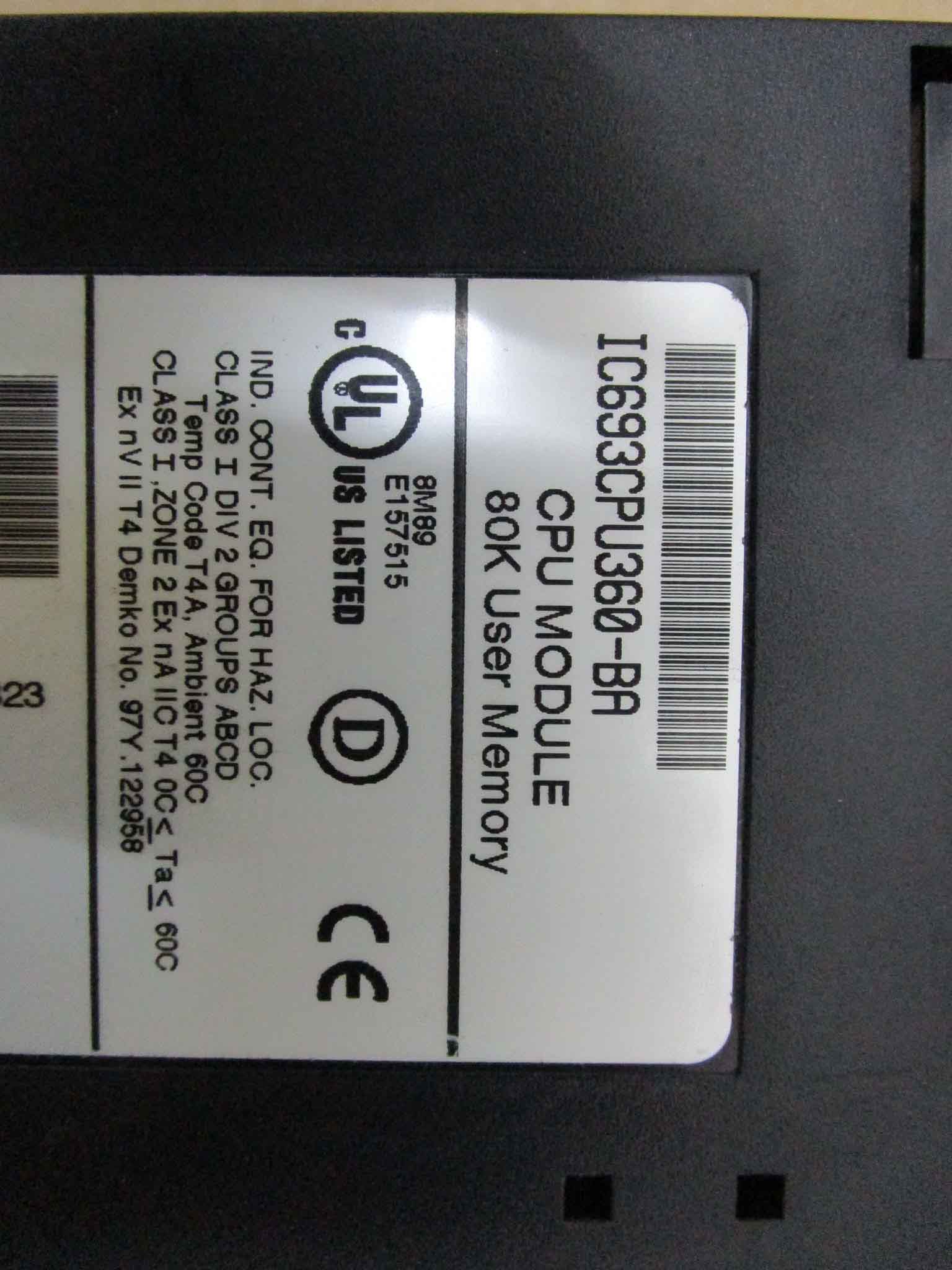IC693CPU360 GE 海外原装进口